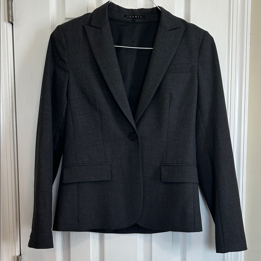 Theory Charcoal Women's Blazer